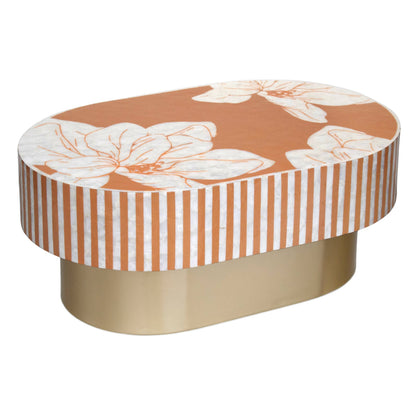 Mother of Pearl Hand Inlay Ethereal Sky Coffee Table - decorstore