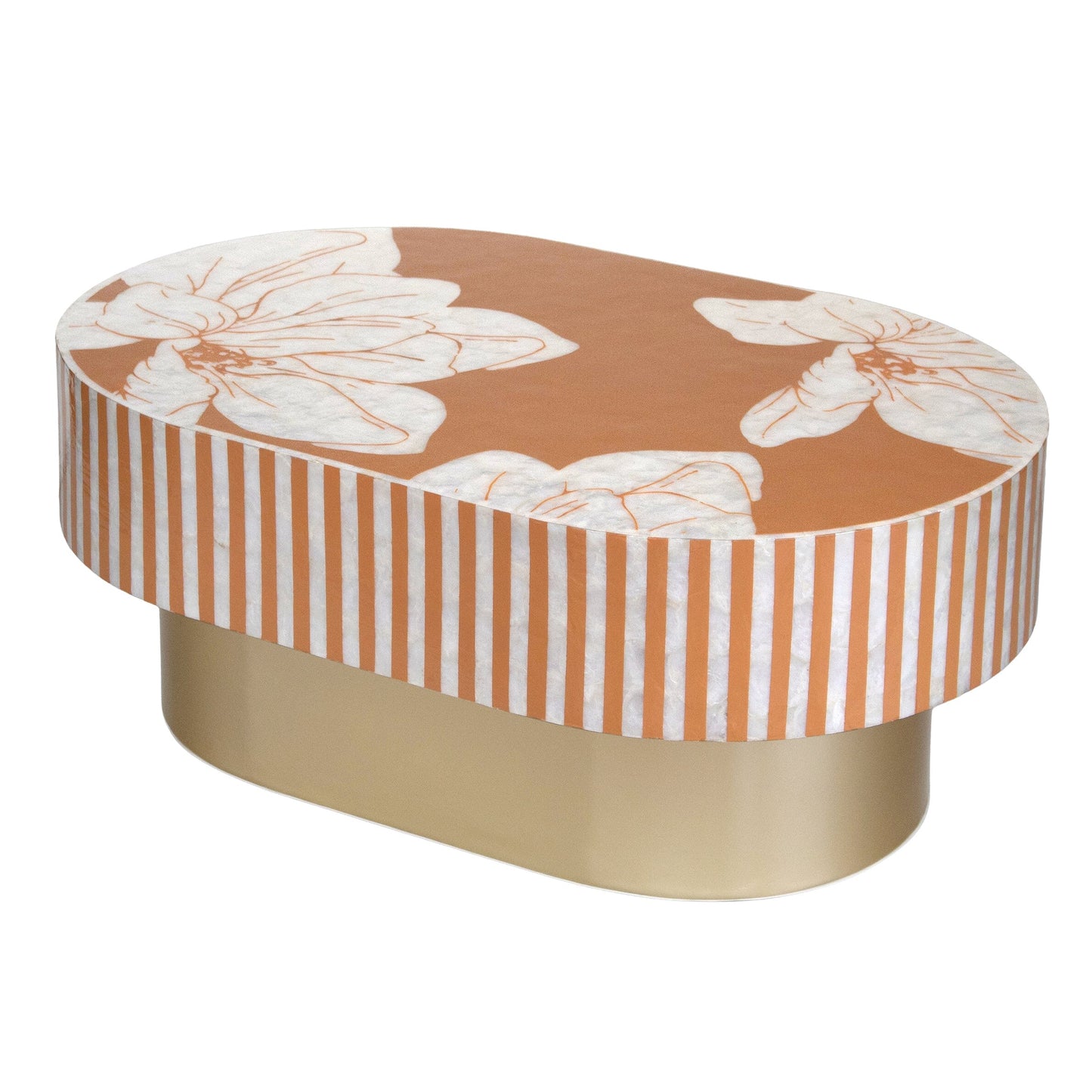 Mother of Pearl Hand Inlay Ethereal Sky Coffee Table - decorstore