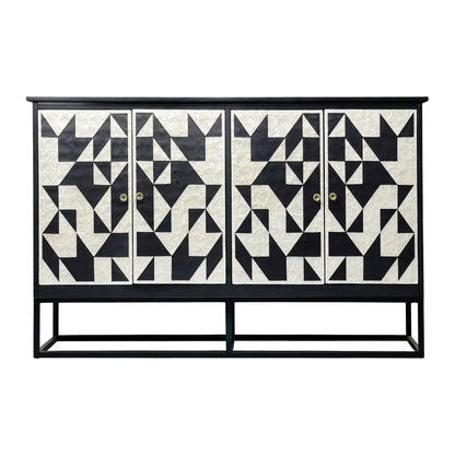 Mother of Pearl Hand Inlay Enigma Sideboard - decorstore