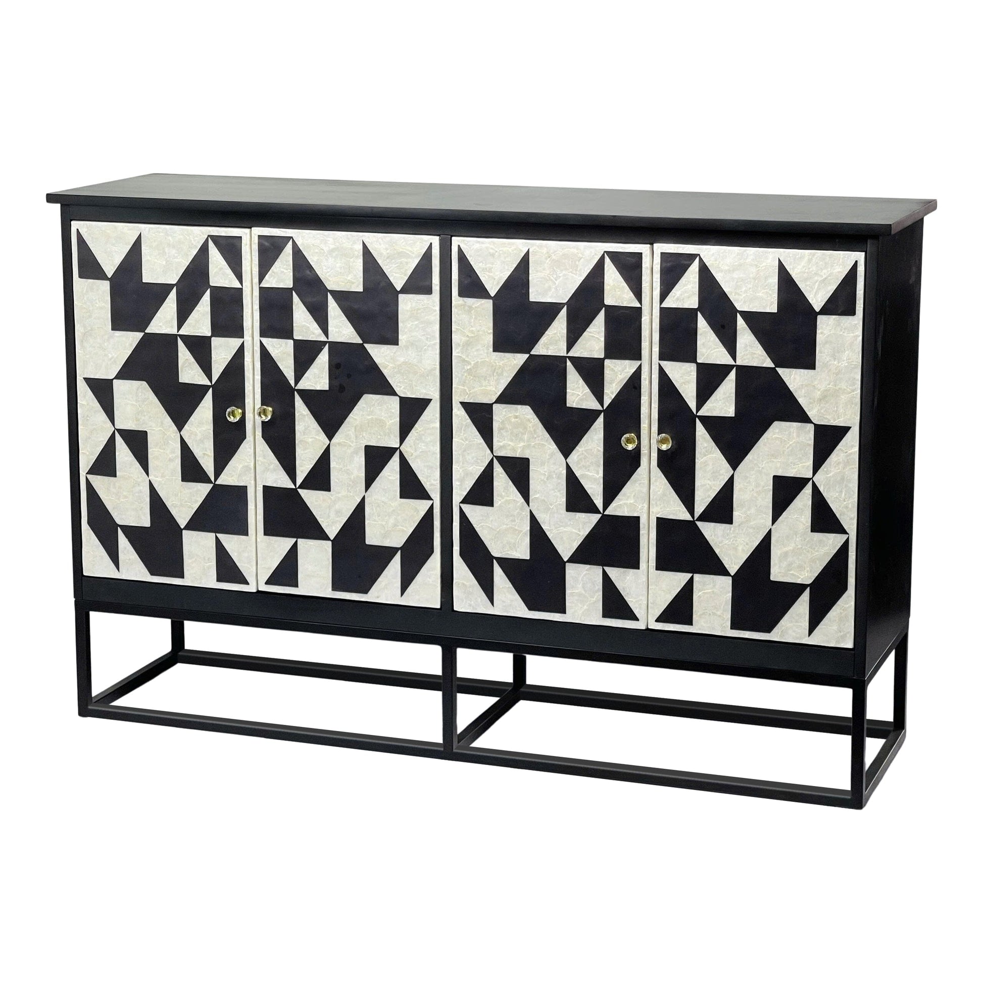 Mother of Pearl Hand Inlay Enigma Sideboard - decorstore