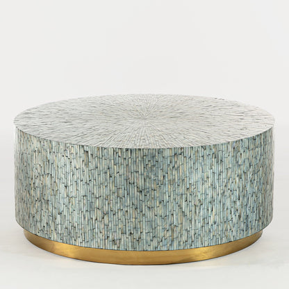 Tidal Tranquility Mother of Pearl Coffee Table - decorstore