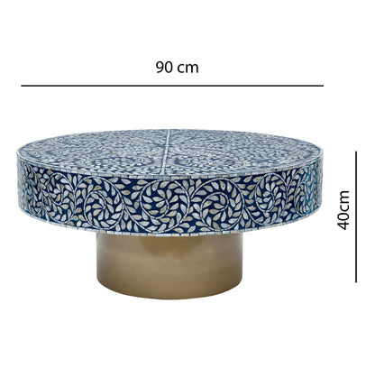 Peak Reflections Mother of Pearl Coffee Table - decorstore