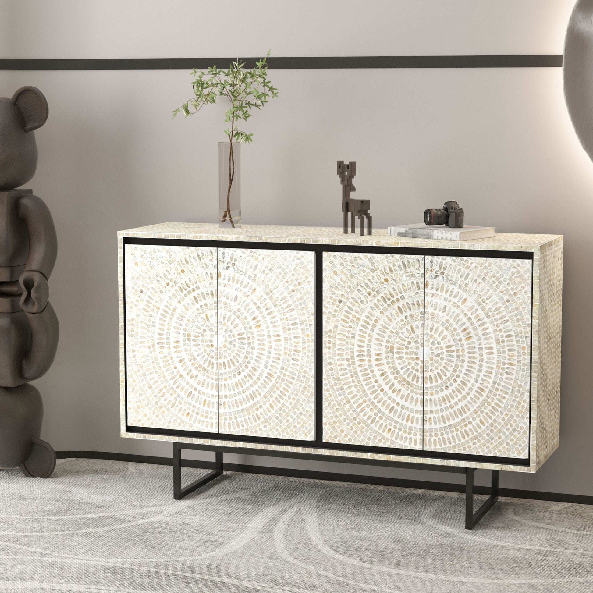 Mother of Pearl Swirl Grace Sideboard - decorstore