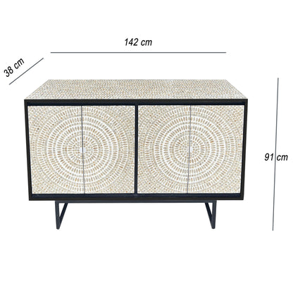Mother of Pearl Swirl Grace Sideboard - decorstore