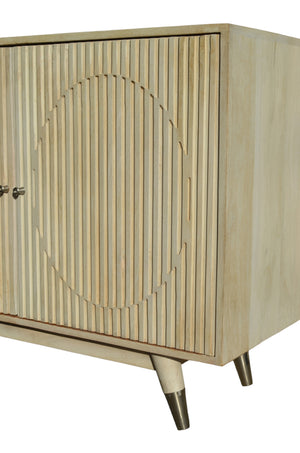 Corrugated Ash Hardwood Handmade Sideboard - decorstore