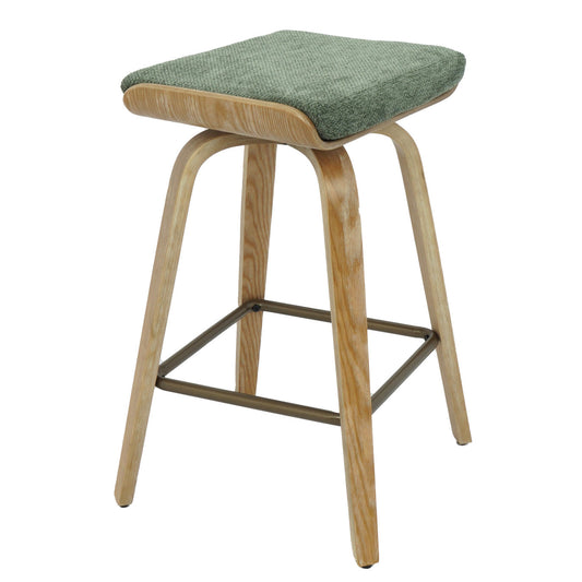 Evergreen Weave Upholstered Bar Stool