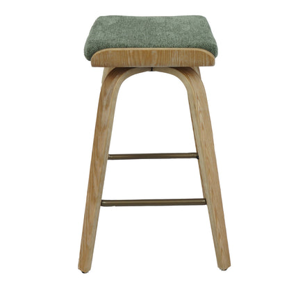 Evergreen Weave Upholstered Bar Stool