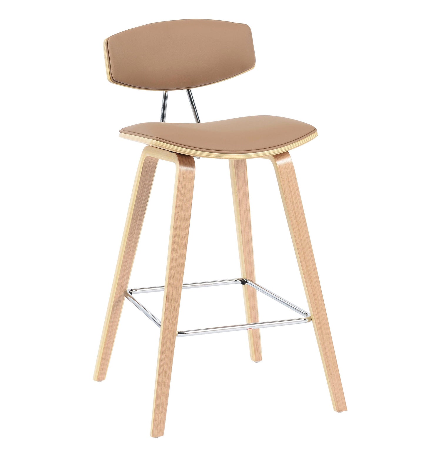 Modern Bar Stool Khaki - decorstore
