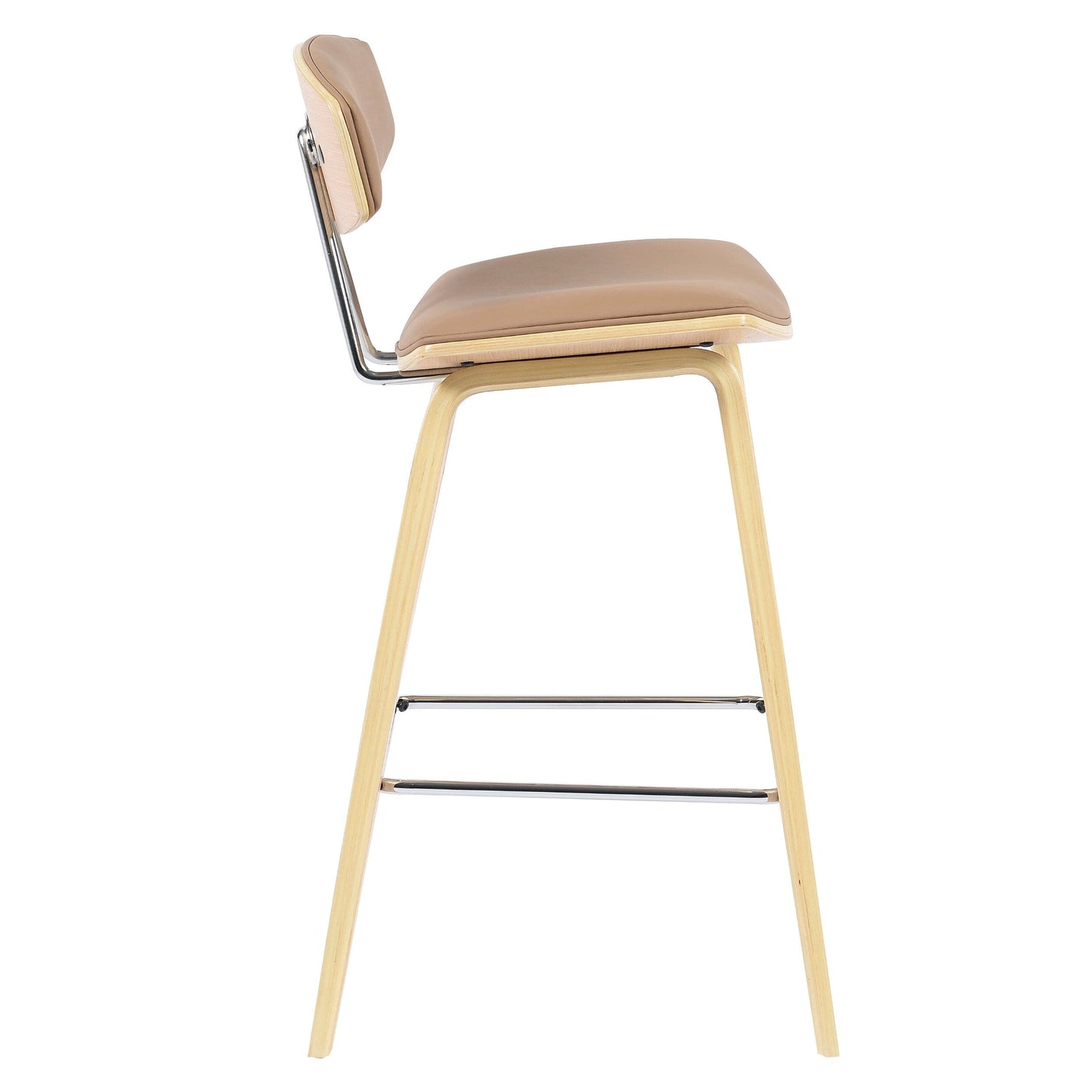 Modern Bar Stool Khaki - decorstore