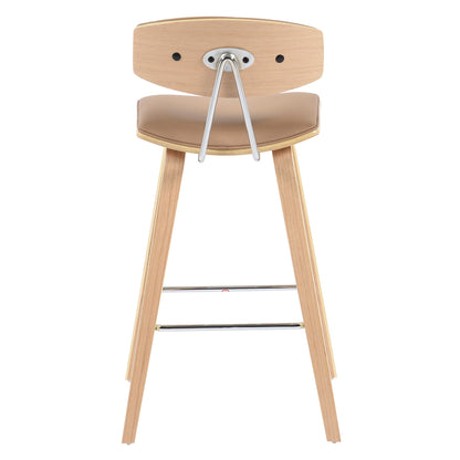 Modern Bar Stool Khaki - decorstore