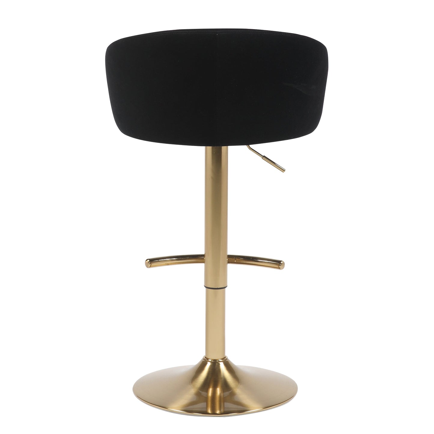 Noir Gold Gas Lift Bar Stool - decorstore