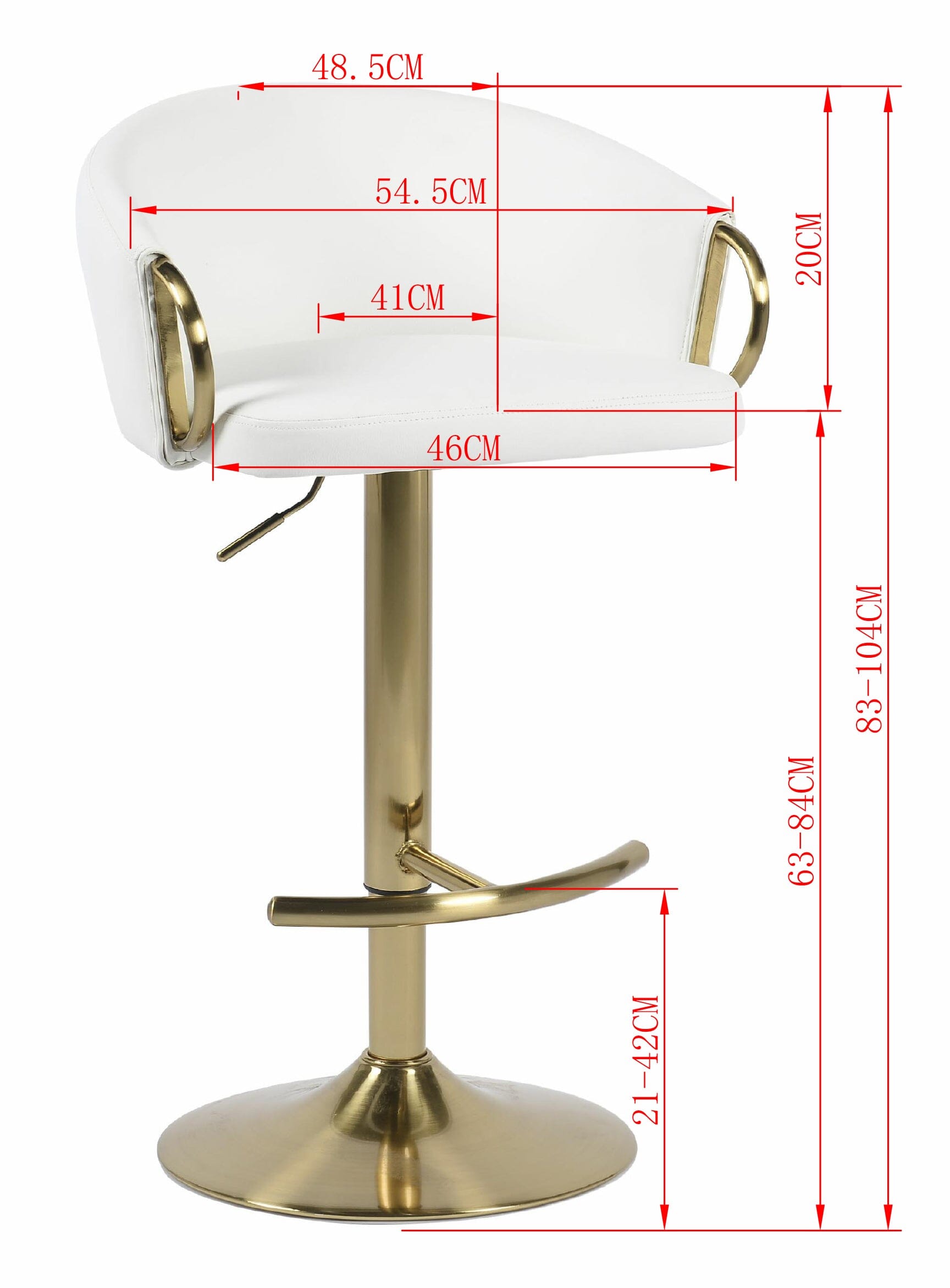 Oz Gas Lift Bar Stool - decorstore
