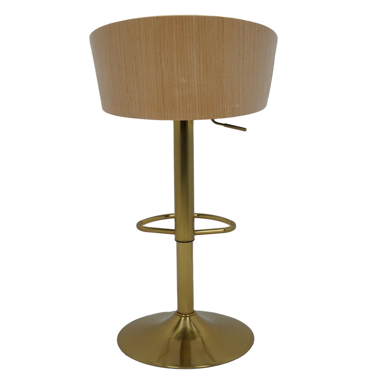 Luxury Green/Gold Accent Bar Stool