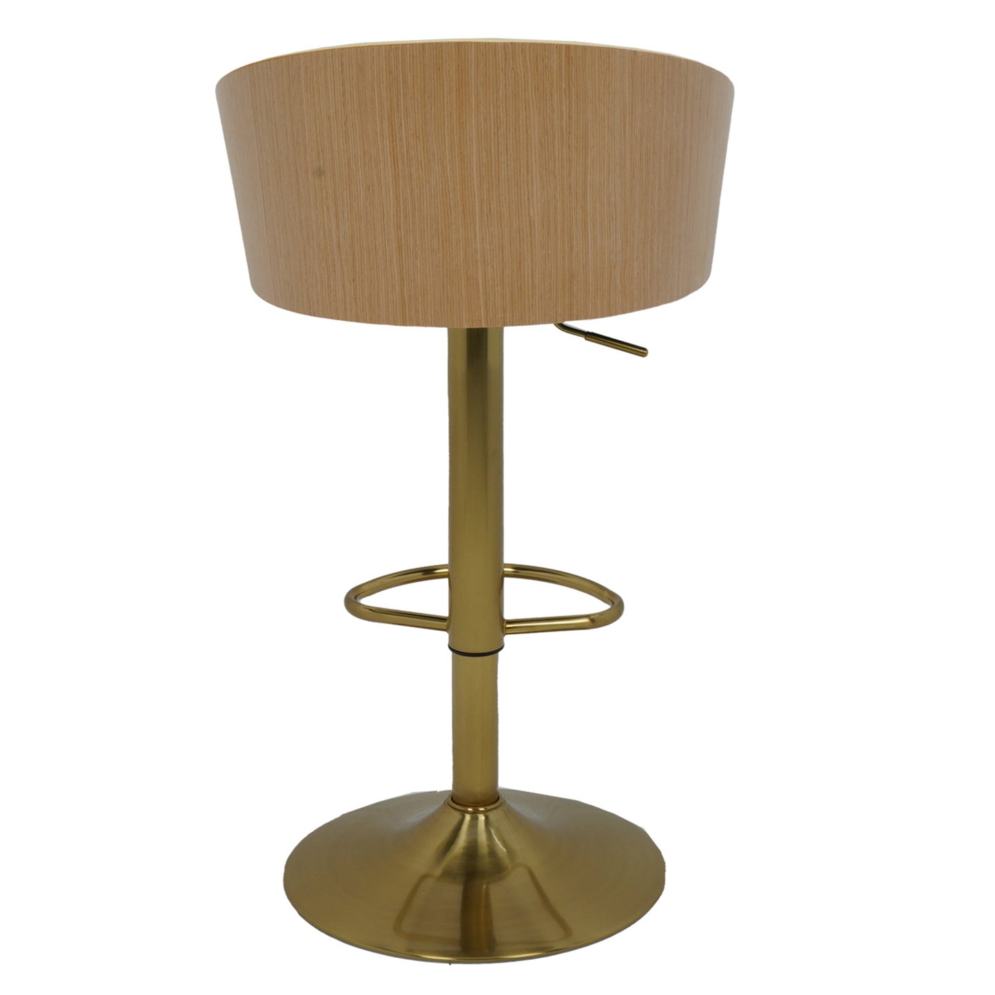 Luxury Grey/Gold Accent Bar Stool