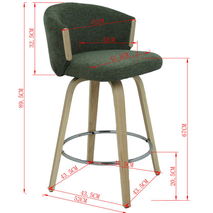 Modern Green Barstool