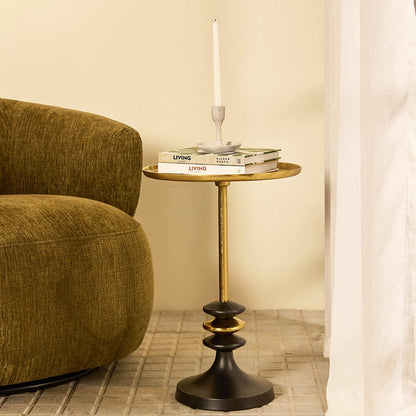 Metro Steel Loft Accent Table - decorstore