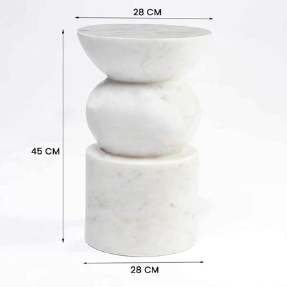 Umbra Solid Marble Side Table - decorstore