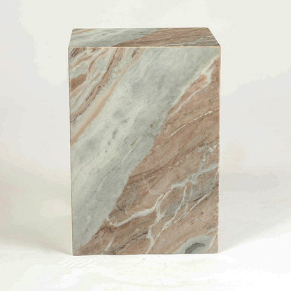 Tranquility Solid Marble Side Table - decorstore