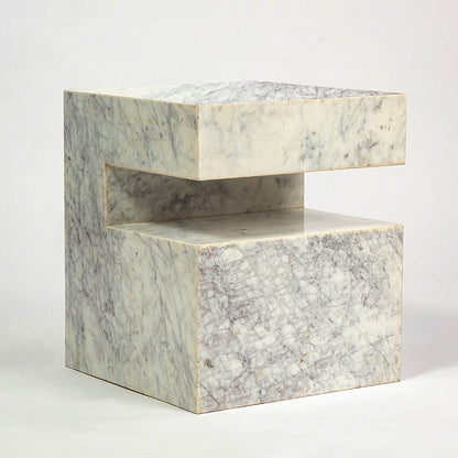 Oasis Solid Marble Side Table - decorstore