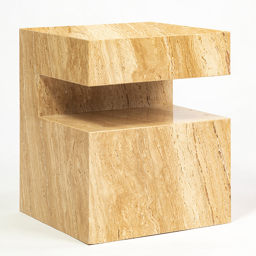 Oasis Solid Marble Side Table