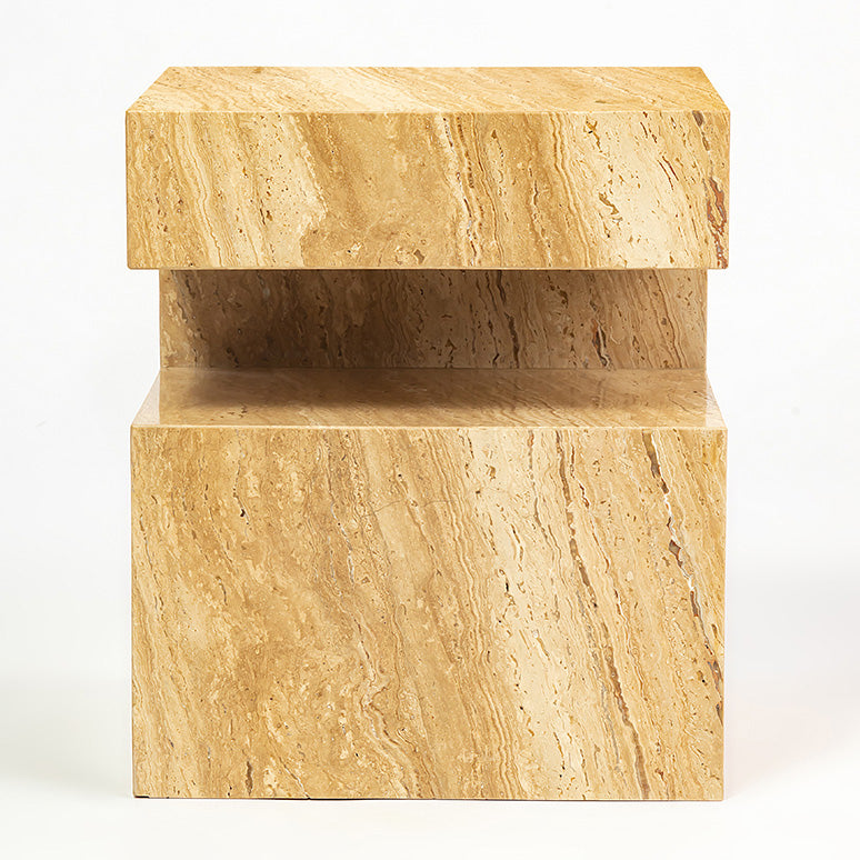 Oasis Solid Marble Side Table