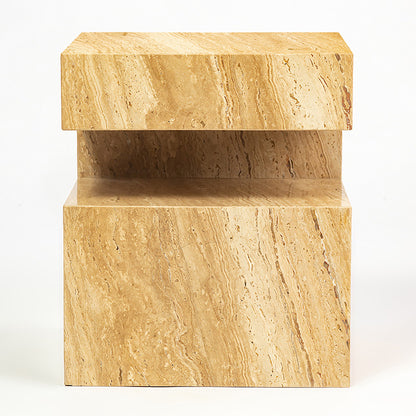 Oasis Solid Marble Side Table