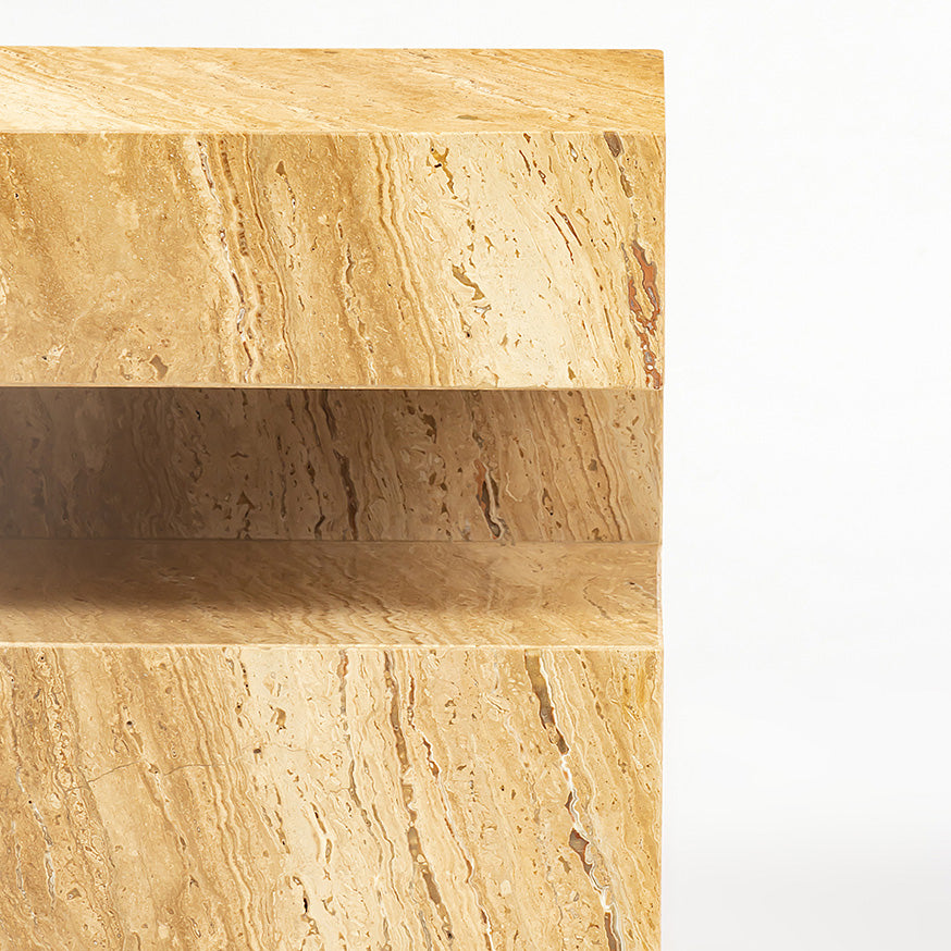 Oasis Solid Marble Side Table
