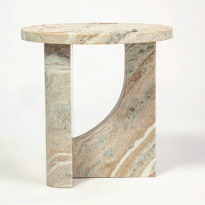 Obelisk Solid Marble Side Table - decorstore