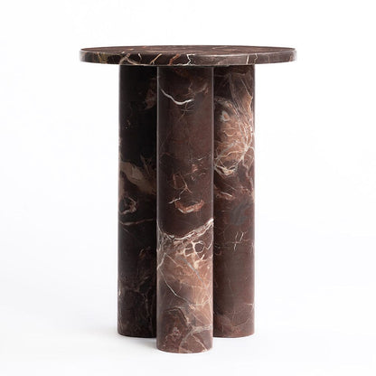 Column Solid Marble Accent Table - decorstore