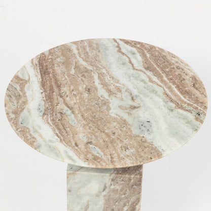 Tundra Solid Marble Side Table - decorstore