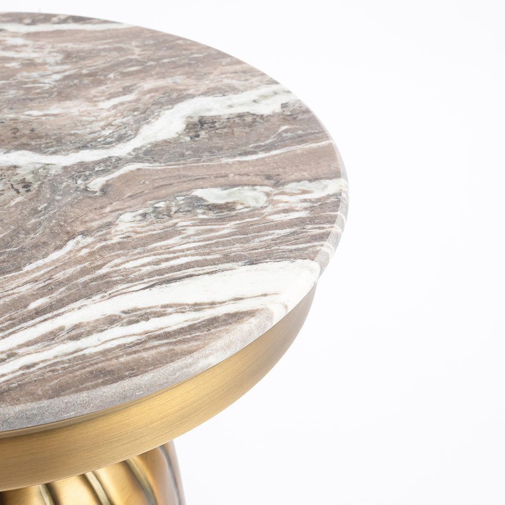 Marble Crown Sidetable
