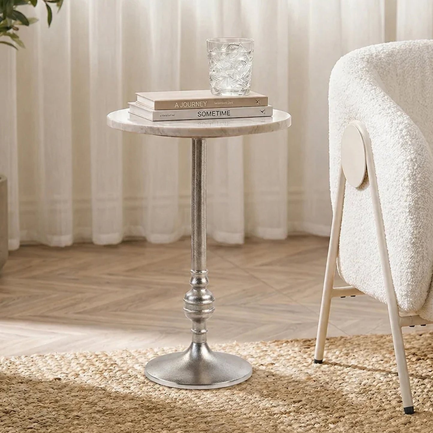 Marble Ascent Side Table
