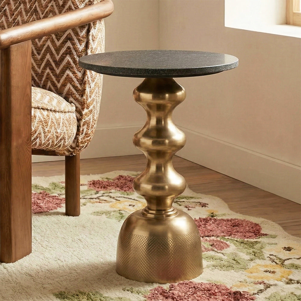 Marble Shining Side Table