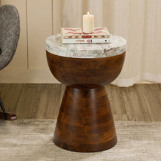 Marble Peak Side Table