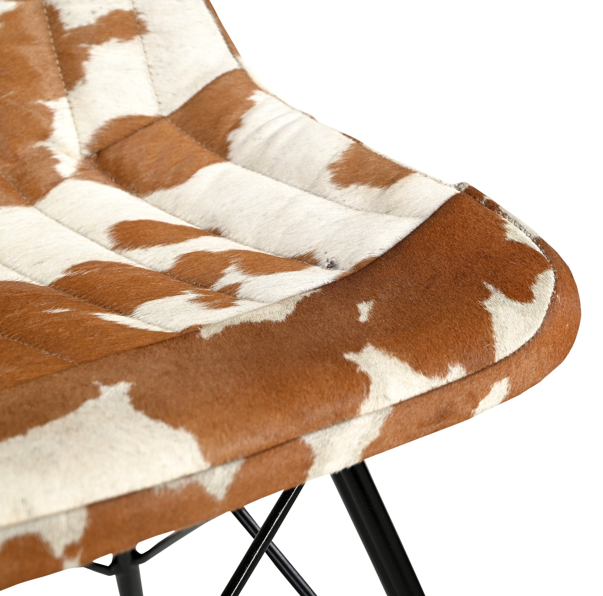 Armless Cowhide Seat - decorstore