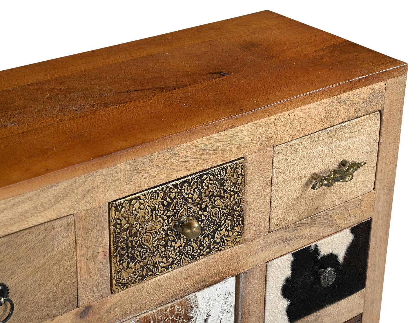 Boho Cowhide Chest Of Drawers - decorstore