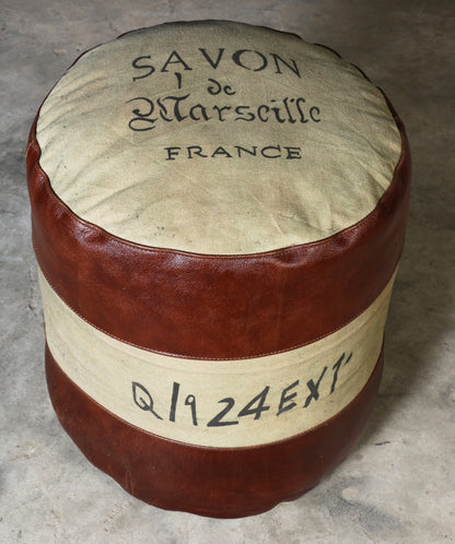 Marseille Round Hand Made Ottoman - decorstore