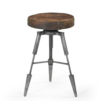 Cast Iron Rod wind up Stool - decorstore