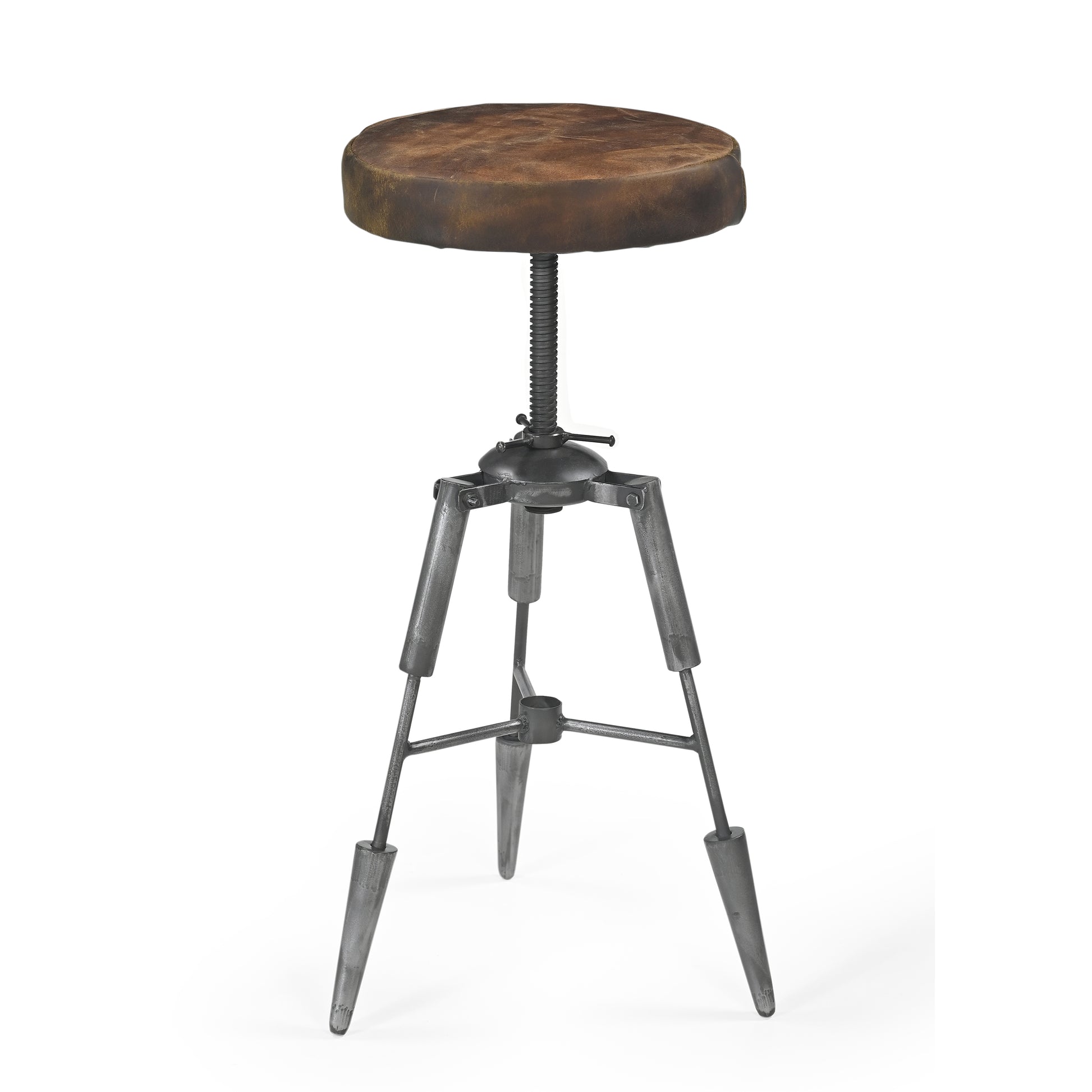 Cast Iron Rod wind up Stool - decorstore