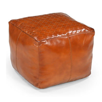 Cube Criss-Cross Ottoman - decorstore