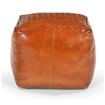 Cube Criss-Cross Ottoman - decorstore