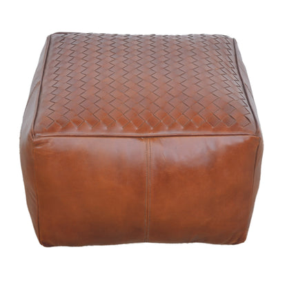 Cube Criss-Cross Ottoman - decorstore