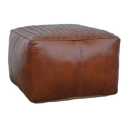 Cube Criss-Cross Ottoman - decorstore
