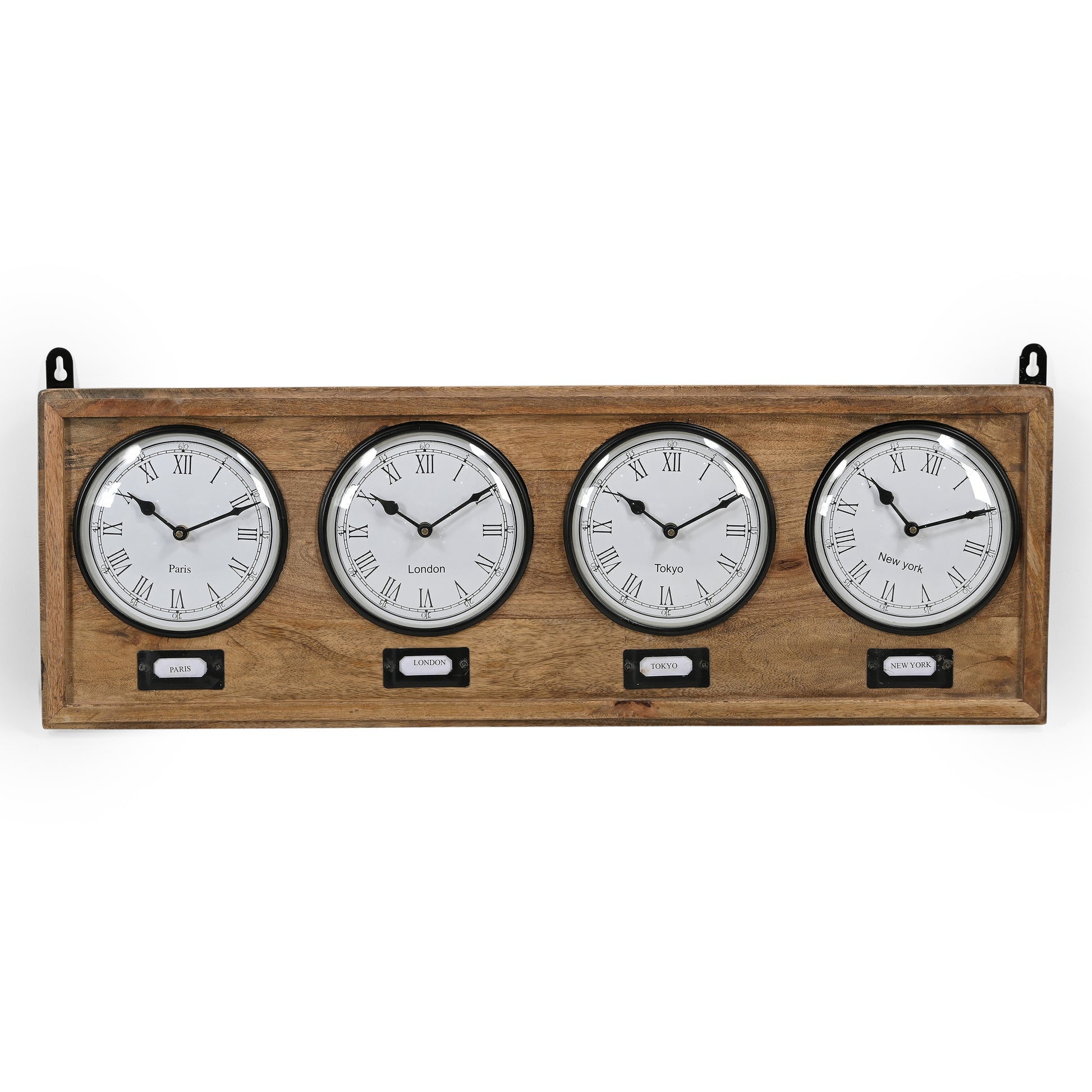 Timber World Clock - decorstore