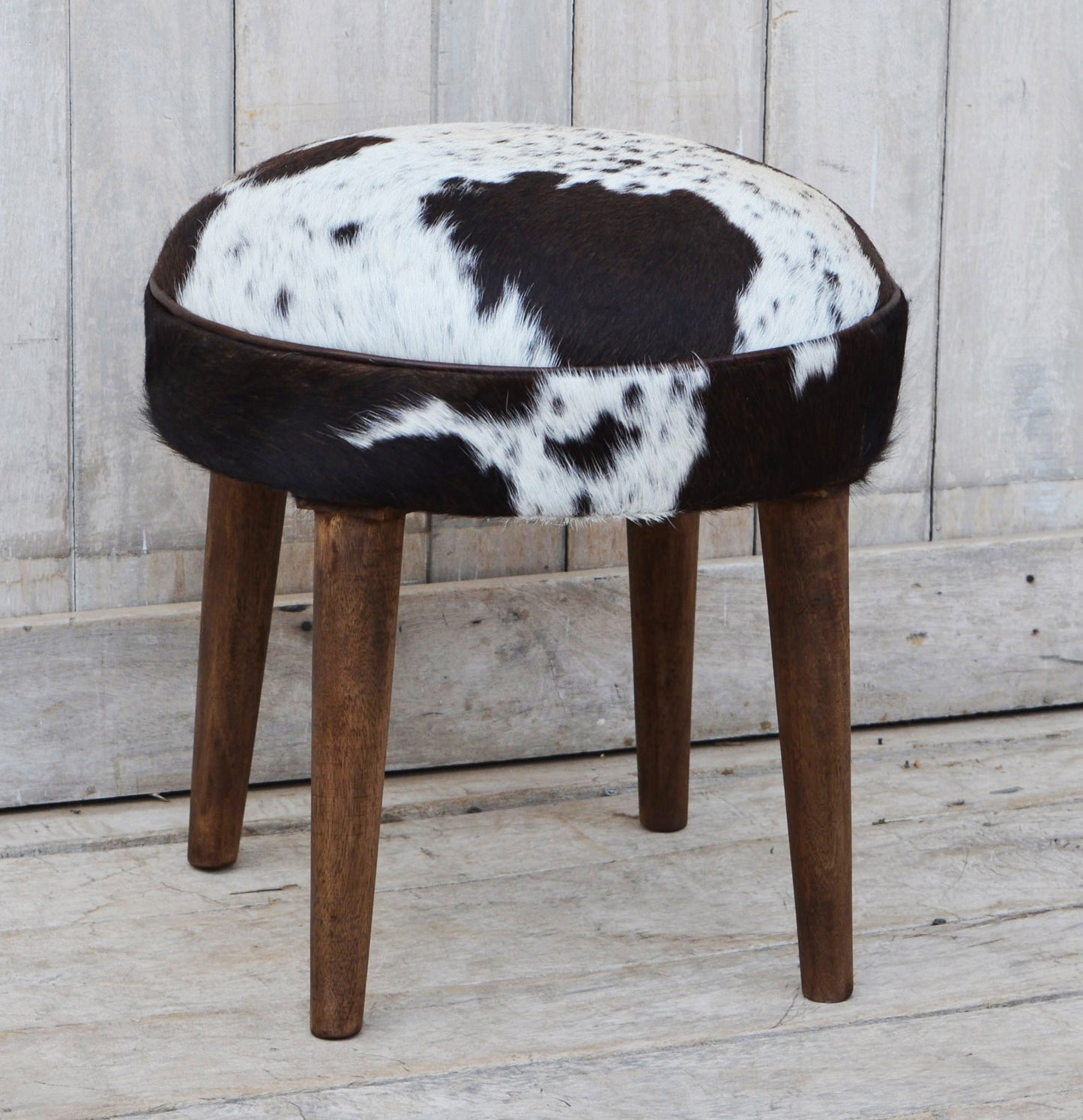 Cowhide Mushroom Stool - decorstore