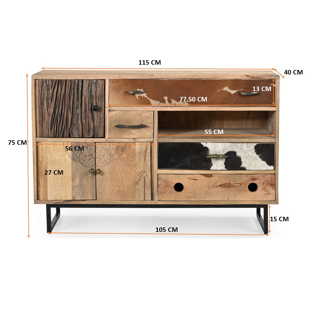 Eastwood Rustic Cabinet - decorstore