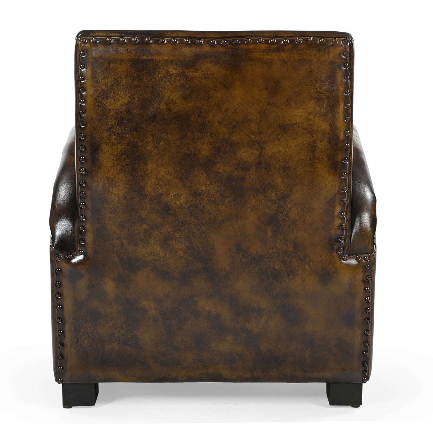 Aldren Handmade Leather Arm Chair - decorstore