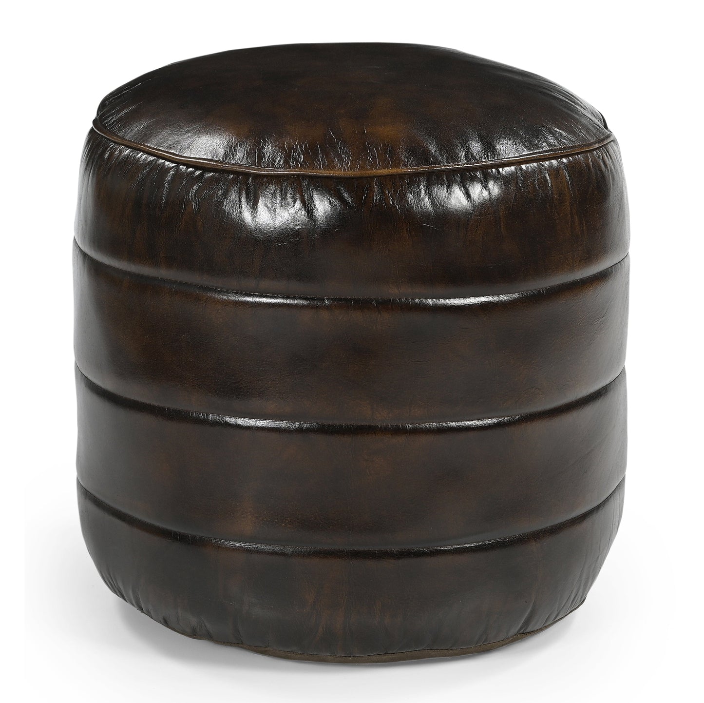 Brawn Leather Ottoman - decorstore