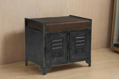 Leather Handmade Locker Bench - decorstore