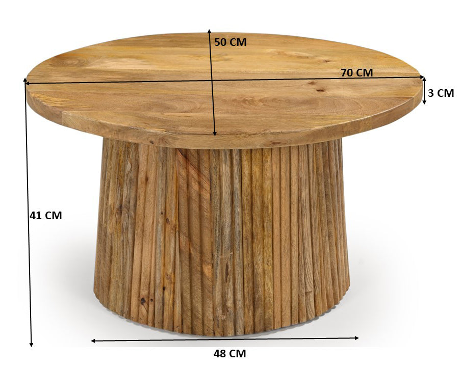 Handcrafted Mangowood Coffee Table - decorstore